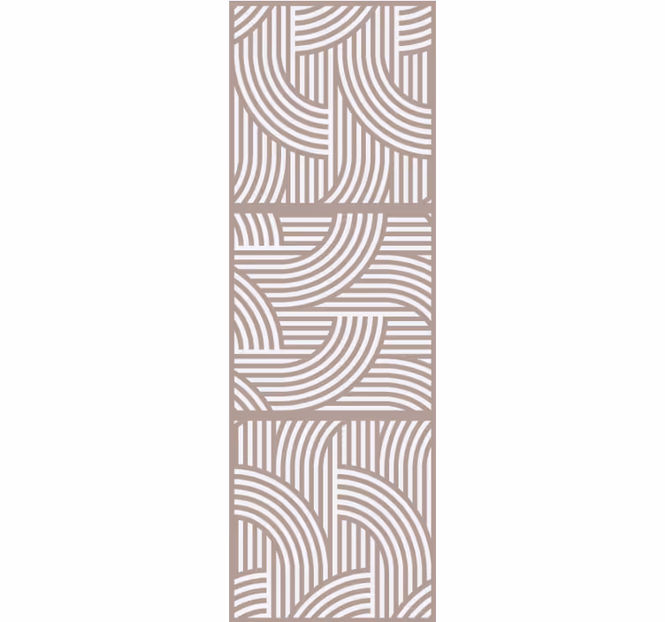 Tapet camera de zi organis linii elegante - TenStickers