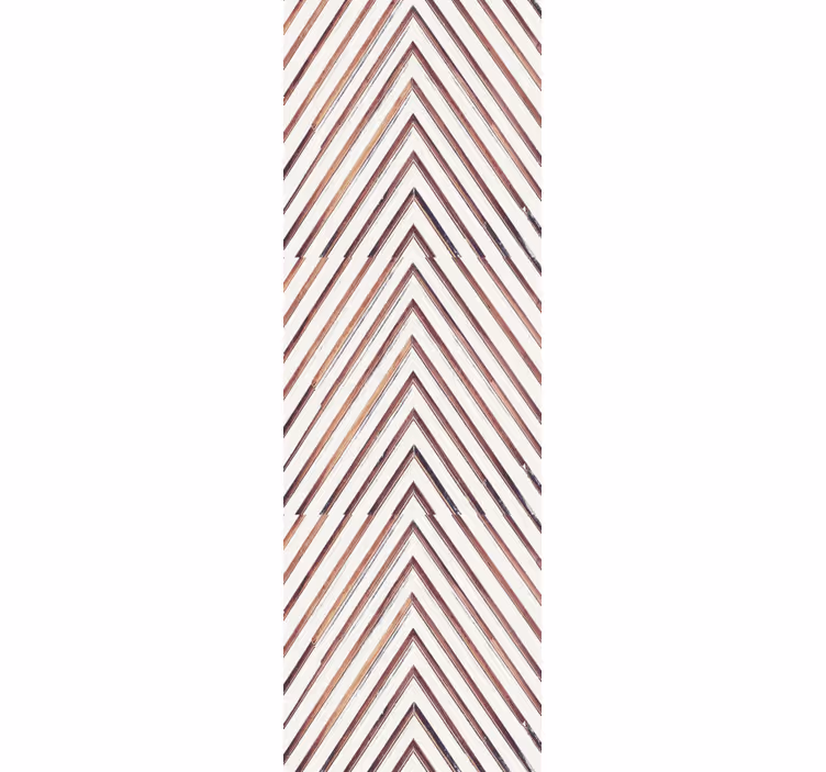 Tapet geometric model de linie chevron - TenStickers