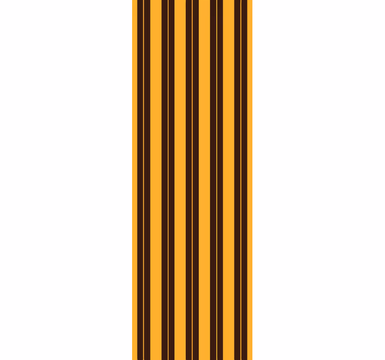 Tapet dungi dungi muștar negru - TenStickers