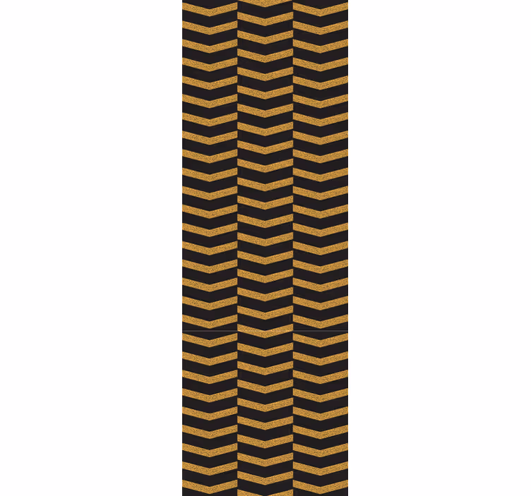 Tapet geometric design cu dungi chevron - TenStickers