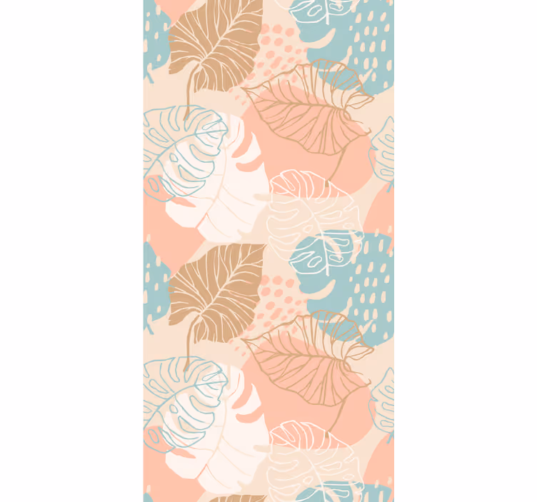 Tapet natura motive de plante tropicale - TenStickers