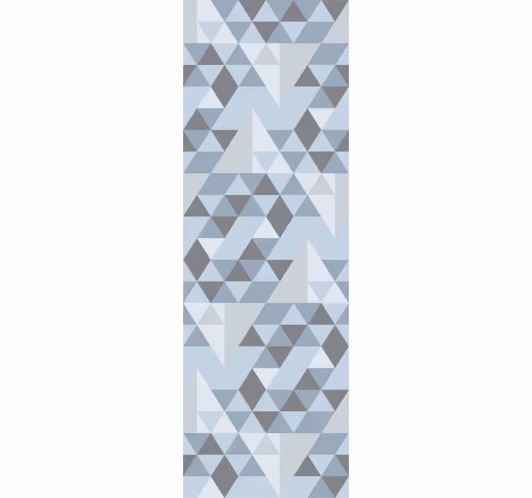 Triunghiuri tapet gradient geometric - TenStickers