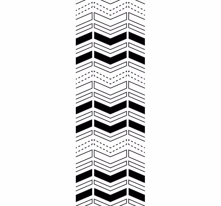Tapet geometric model de linii chevron - TenStickers