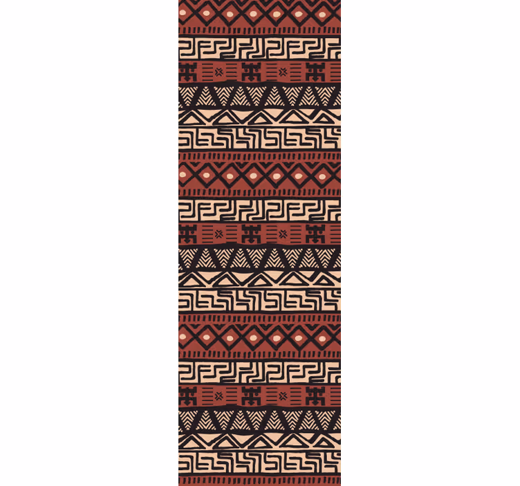 Tapet ornamental modele geometrice tribale - TenStickers