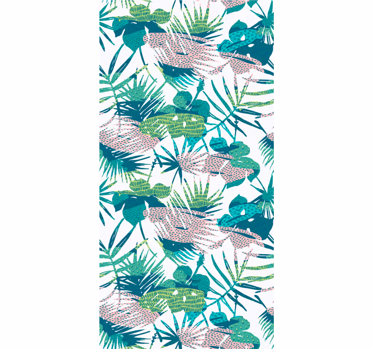Tapet junglă izbucnirea frunzelor botanice - TenStickers