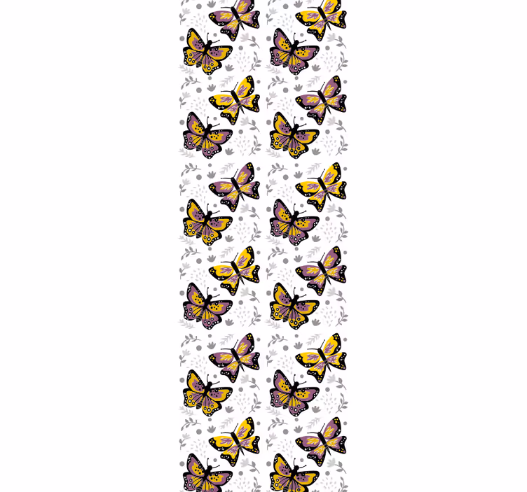 Fluture tapet designul aripilor fluturate - TenStickers