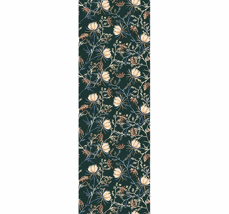 Tapet flori imprimeu floral botanic - TenStickers