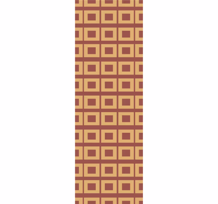 Tapet pătrat blocuri geometrice retro - TenStickers