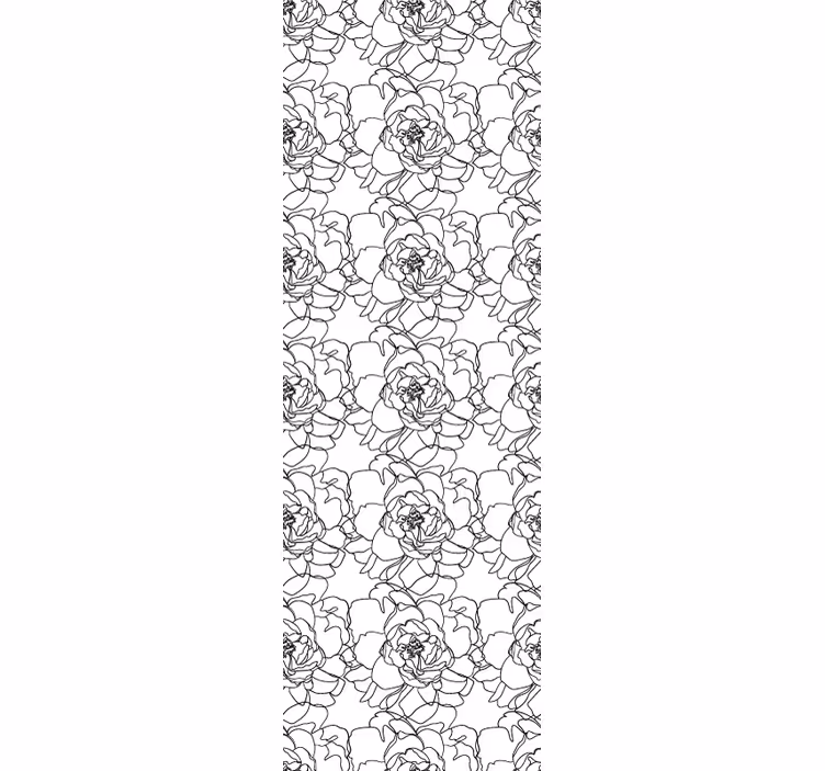 Tapet floral floare elegantă - TenStickers