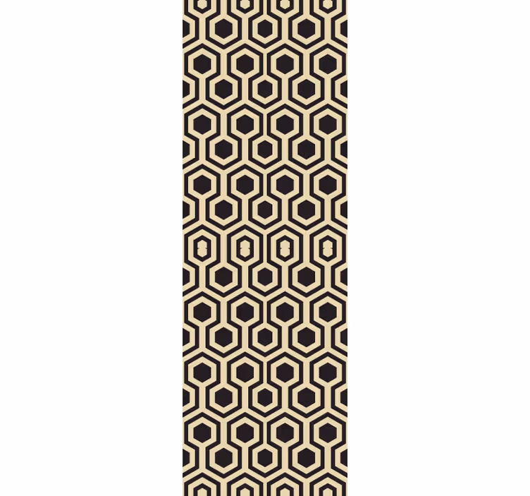 Tapet geometric model hexagonal de tip fagure - TenStickers