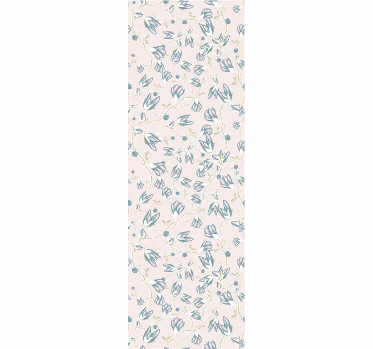 Tapet flori imprimeu floral subtil - TenStickers