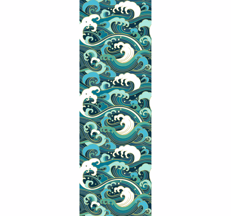 Tapet natura valuri elegante ale oceanului - TenStickers
