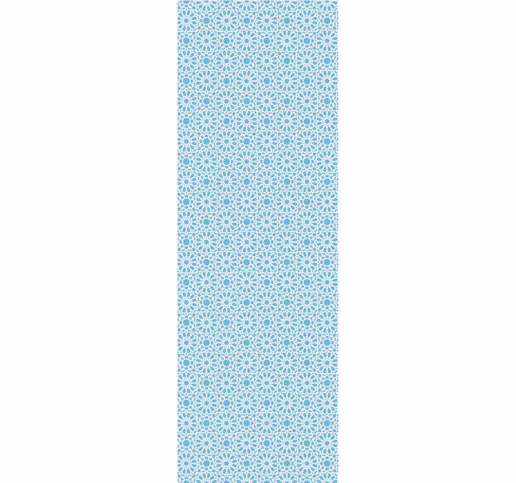 Tapet gresie forme geometrice albastre - TenStickers