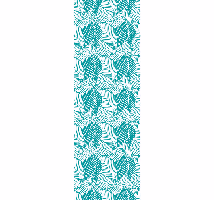 Tapet de frunze compoziția frunzelor tropicale - TenStickers