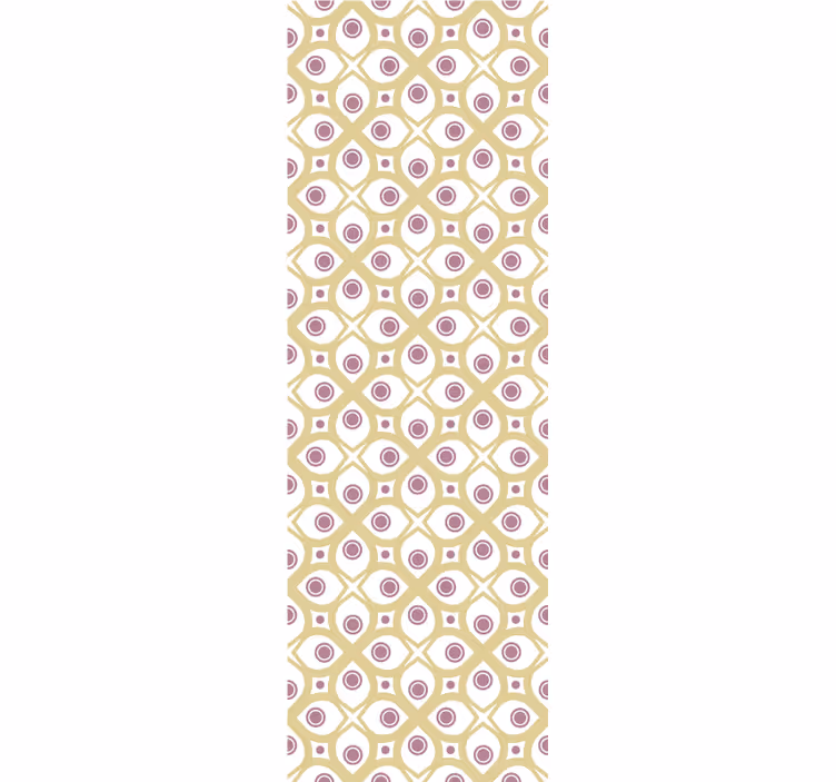 Geometric tapet model de ochi retro - TenStickers