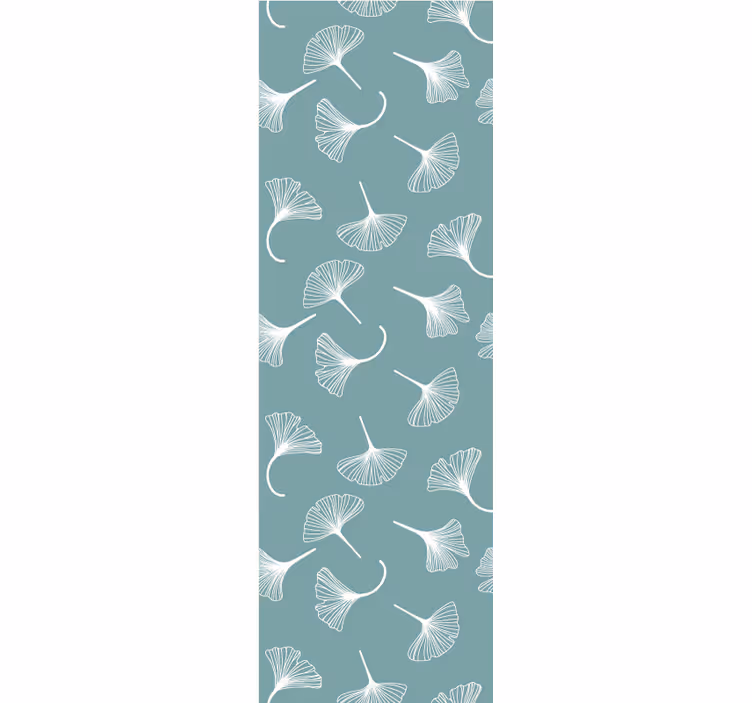 Tapet de frunze ginkgo verde delicat - TenStickers