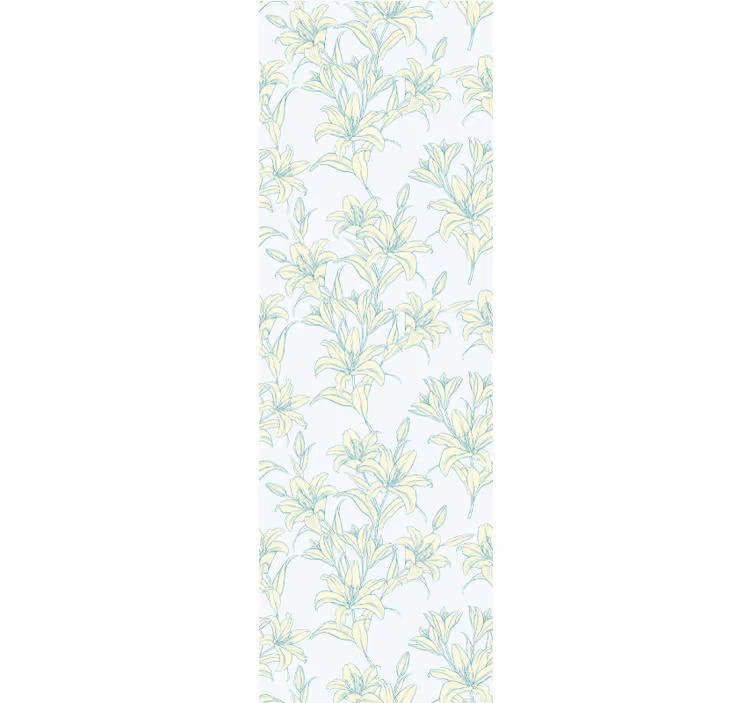 Tapet flori imbratisare florala de crin - TenStickers