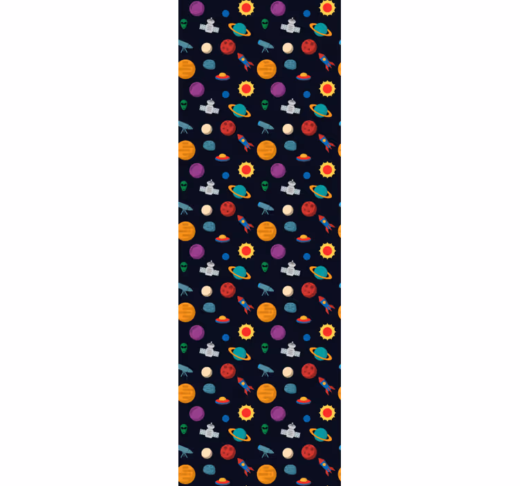 Tapet stele scena aventurii cosmice - TenStickers