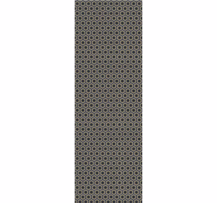 Tapet 3D textură hexagonală - TenStickers