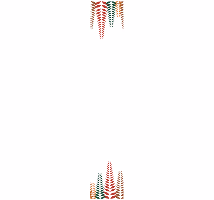 Tapet flori forme elegante de ferigă - TenStickers