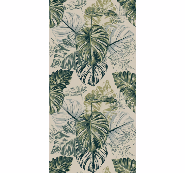 Tapet natura decor de verdeață luxuriantă - TenStickers