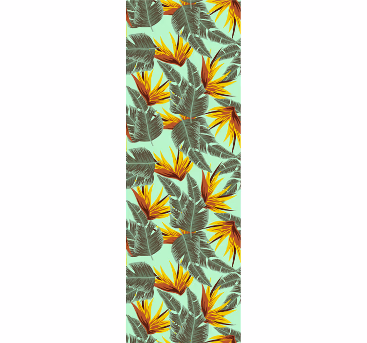 Tapet natura izbucnirea frunzelor tropicale - TenStickers