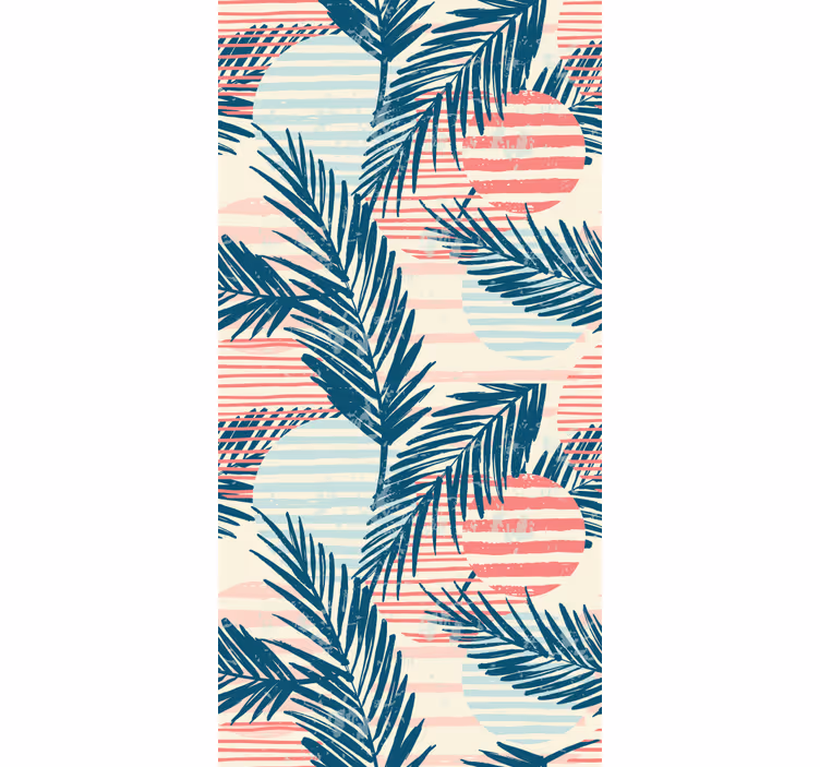 Tapet natura împrospătare palmier tropical - TenStickers