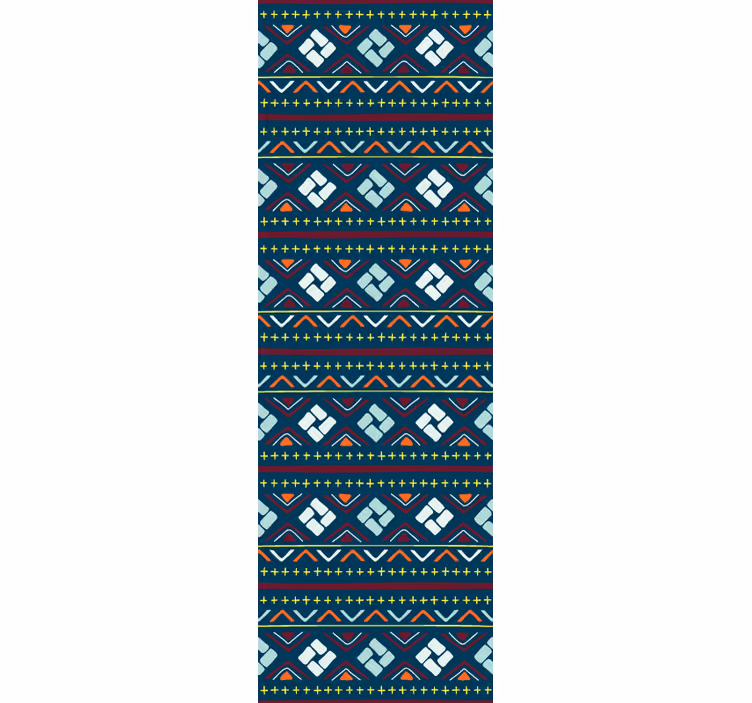 Tapet geometric blocuri geometrice de culoare - TenStickers