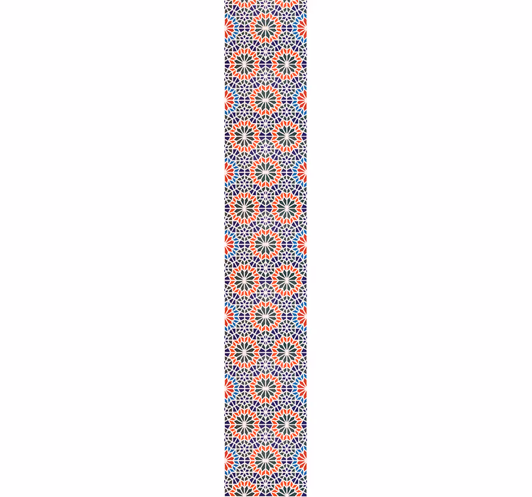 Tapet floral motive florale geometrice - TenStickers