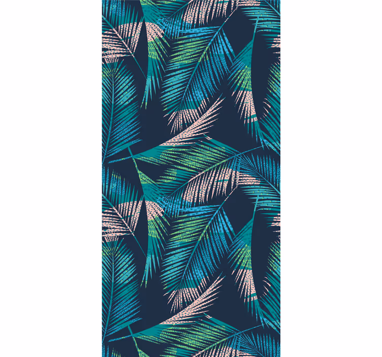 Tapet natura vibrații de palmier tropical - TenStickers