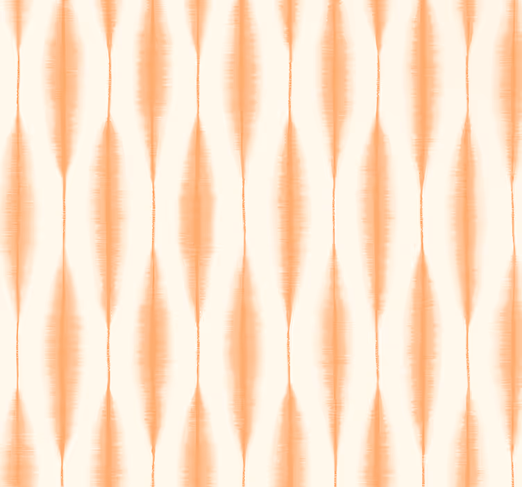 Geometric tapet ikat kasuri portocaliu - TenStickers