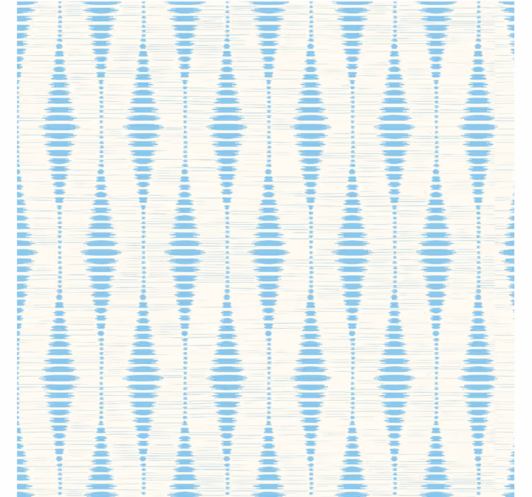 Geometric tapet ikat rabaul albastru deschis - TenStickers