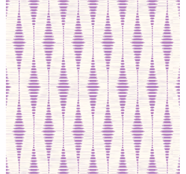 Geometric tapet ikat rabaul violet - TenStickers