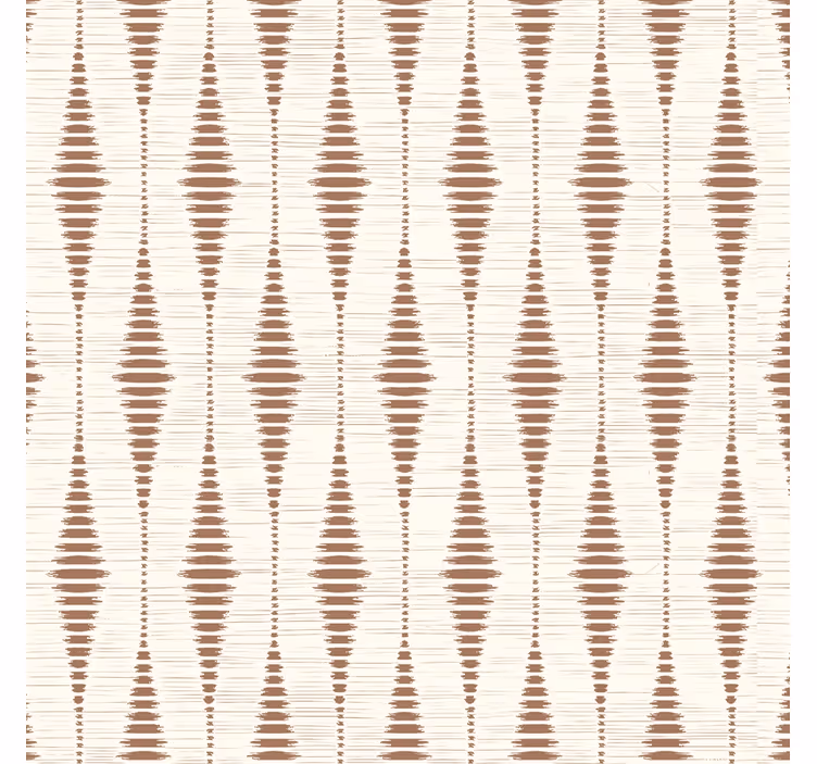 Geometric tapet spumă de mocha rabaul ikat - TenStickers