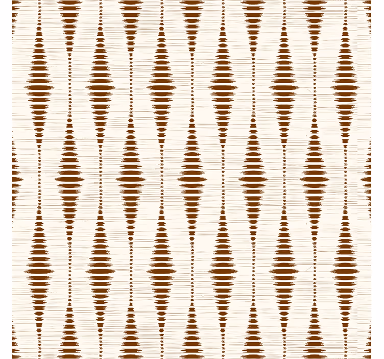 Geometric tapet rabaul ikat maro ciocolatiu - TenStickers