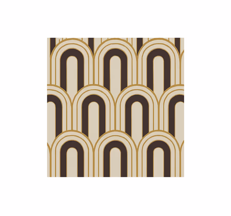 Tapet vintage arcade art deco din anii 1970 - TenStickers