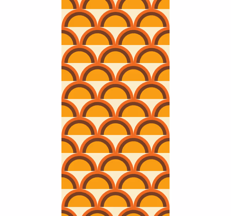 Tapet vintage arcade retro cu apus de soare din anii 1970 - TenStickers