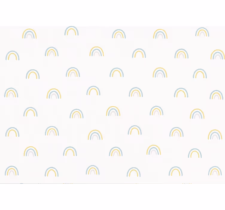Tapet copii curcubee pastelate împrăștiate - TenStickers