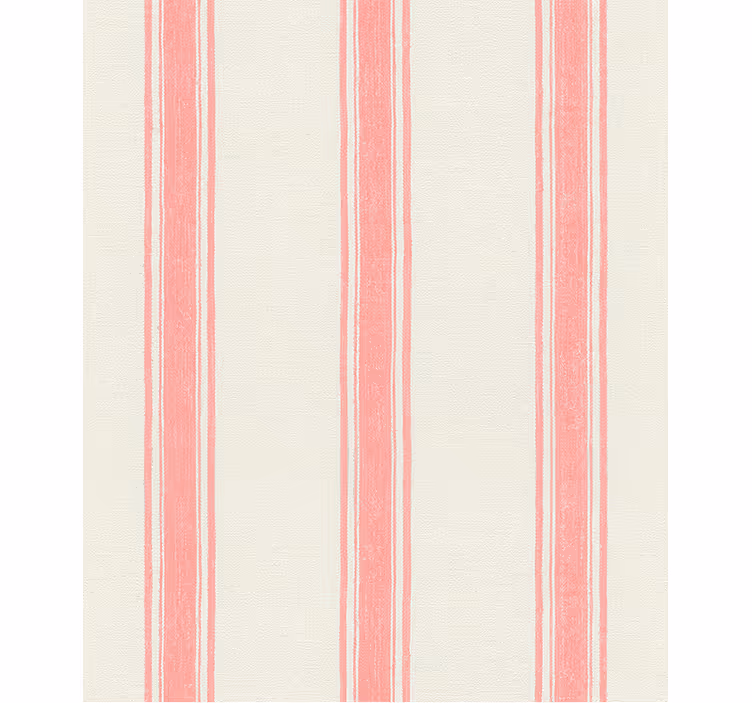 Geometric tapet linii verticale roz pastel - TenStickers