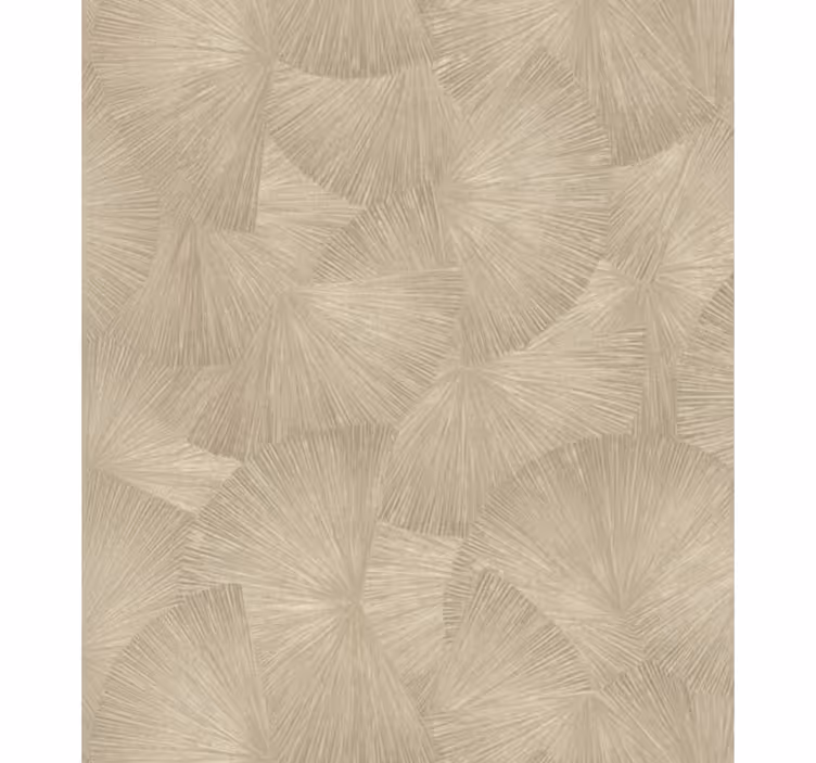 Tapet de frunze chic abstract bej - TenStickers