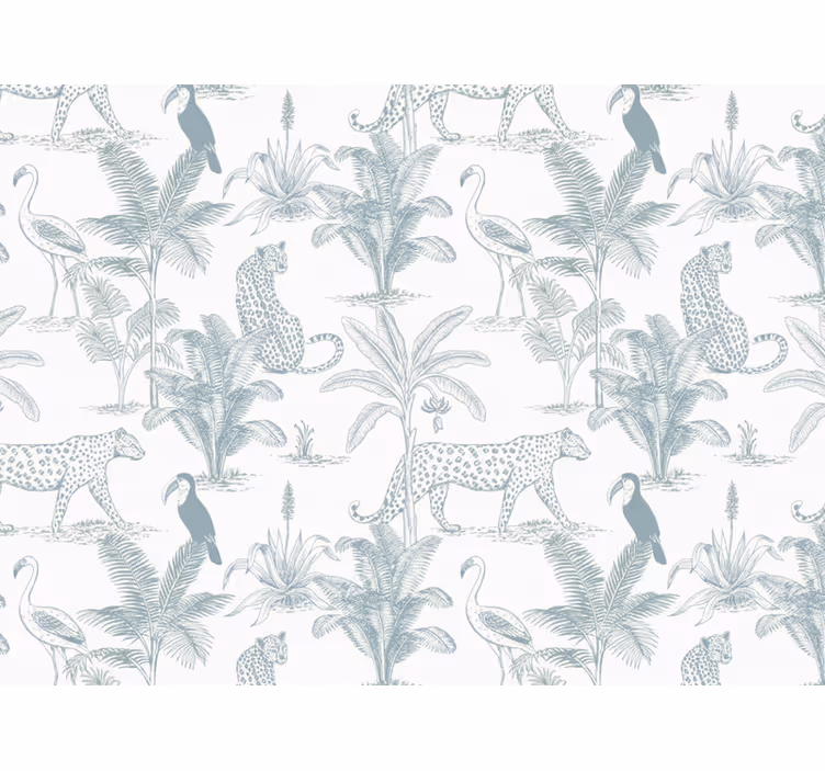 Animale tapet animale tropicale sobere - TenStickers