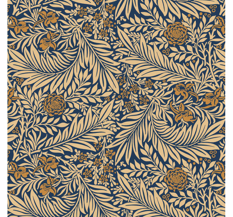 Tapet camera de zi floral vintage - TenStickers