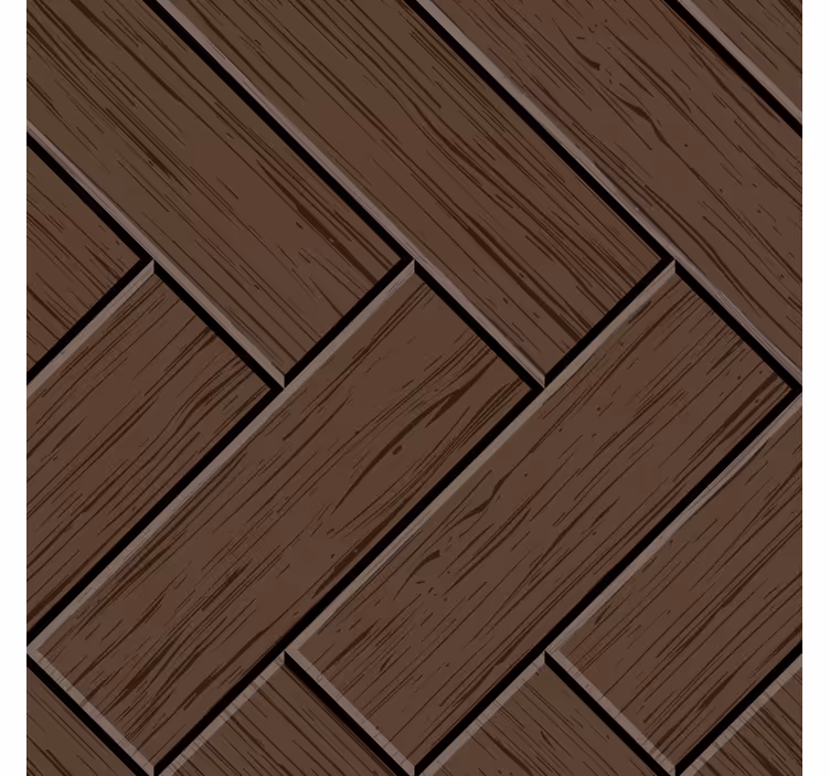 Tapet ornamental autocolant parchet lemn zig zag - TenStickers