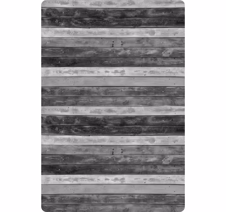 Tapet ornamental cu plăci de lemn gri rustic - TenStickers