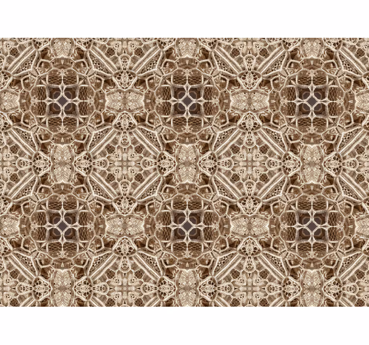 Tapet camera de zi kaleidoscop cu dantelă ornamentală - TenStickers