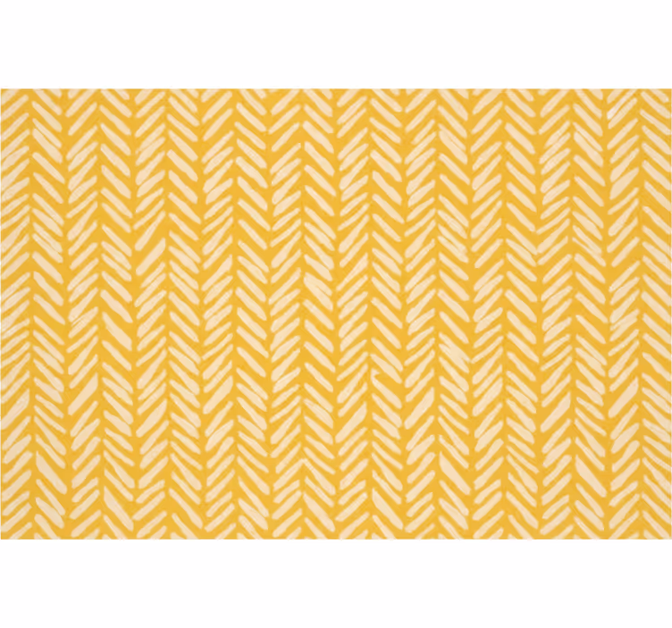 Tapet camera de zi zigzag galben - TenStickers