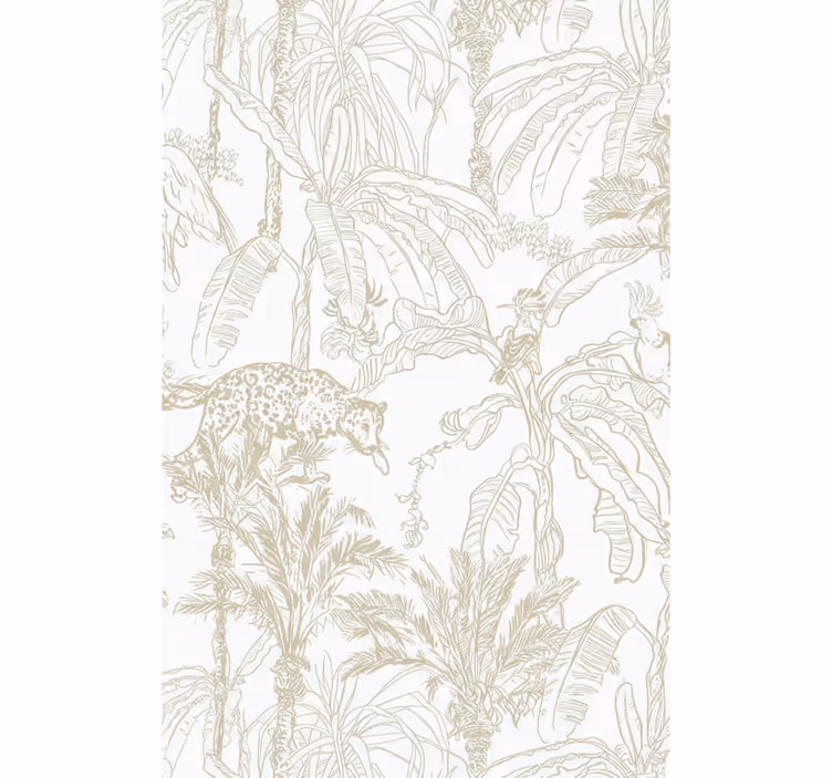 Tapet camera de zi model toile tropical - TenStickers