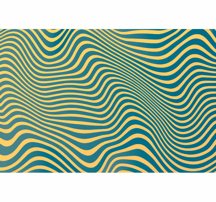 Tapet dormitor linii retro - TenStickers