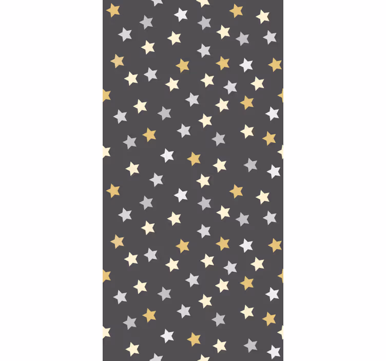 Tapet dormitor stele aurii kallax - TenStickers