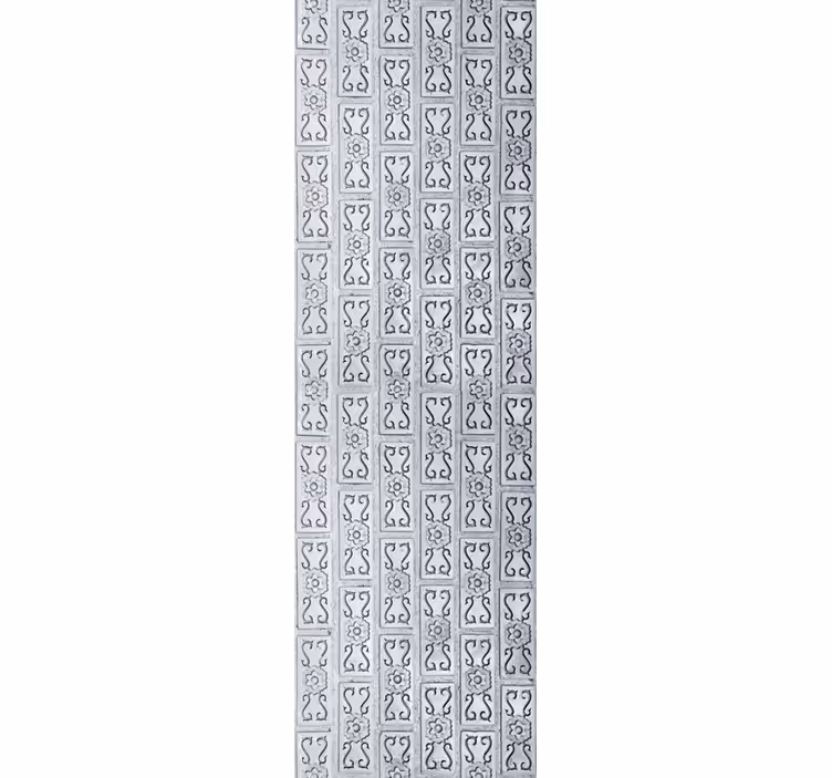 Tapet ornamental frunze exotice din gips - TenStickers